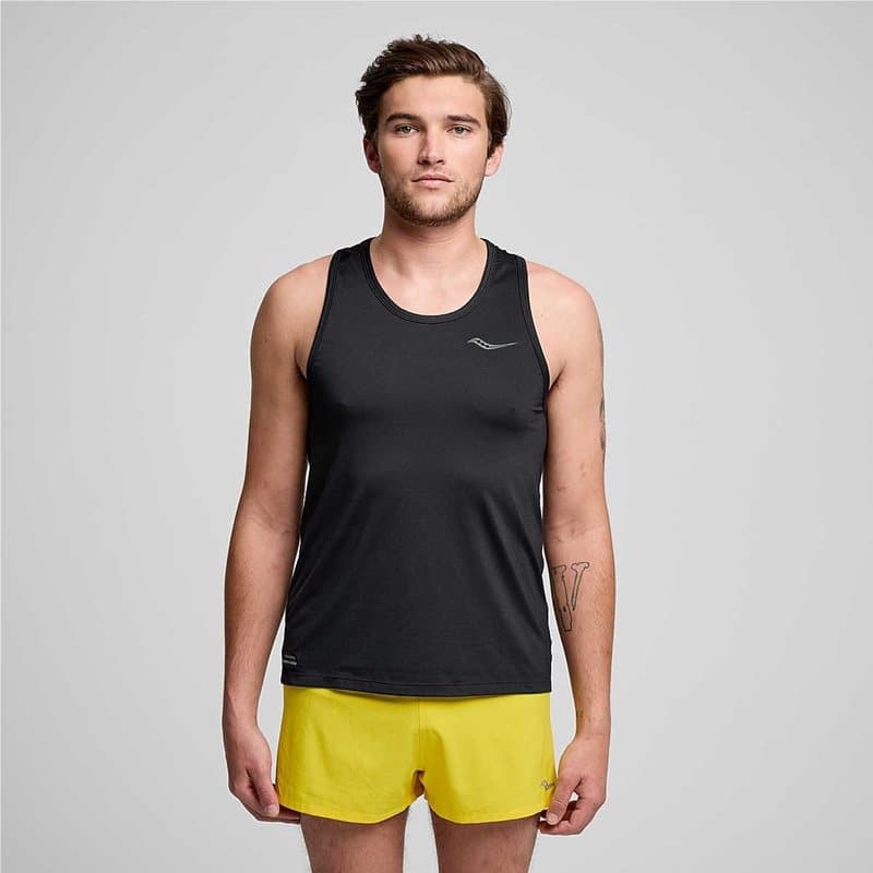 Saucony Sekuntikello Singlet musta