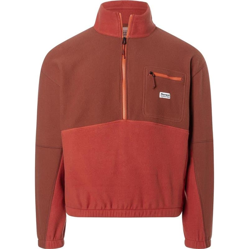 Marmot Retro Rocklin 1/2 Zip Pecan/Sumac