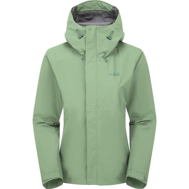 Rab Downpour Jacket Wmns Fig Green
