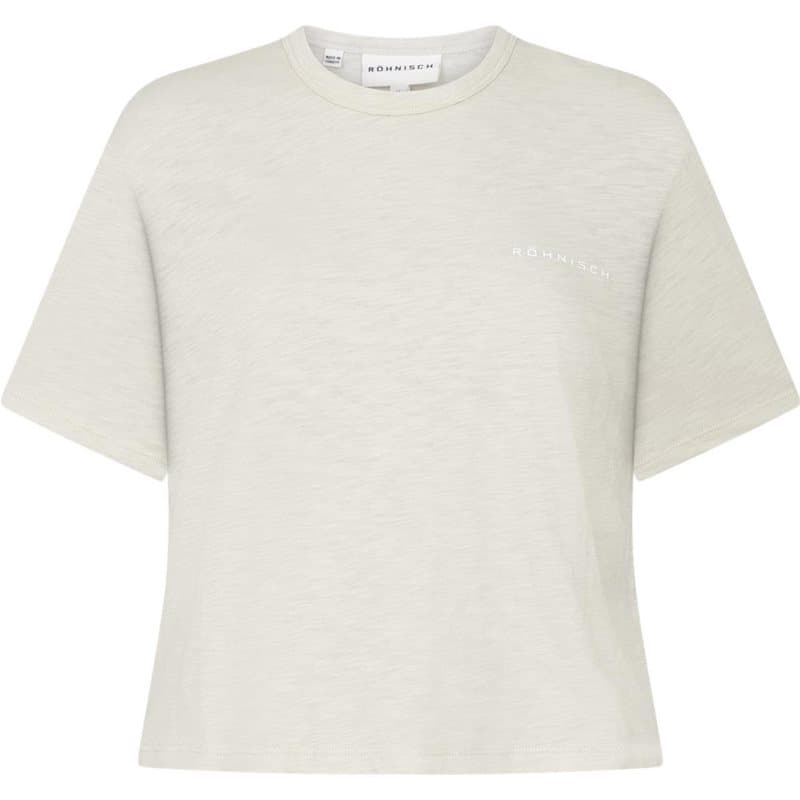 Röhnisch Slub Cropped Tee Light Gray