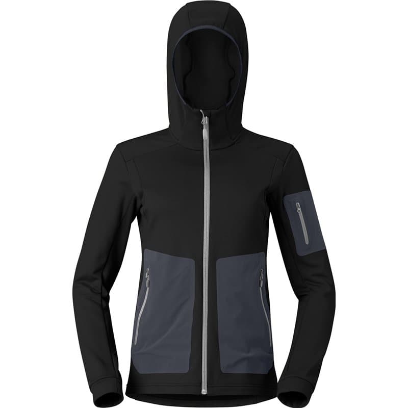 Norrøna Falketind Warm2 Stretch Hood W´s Caviar Black