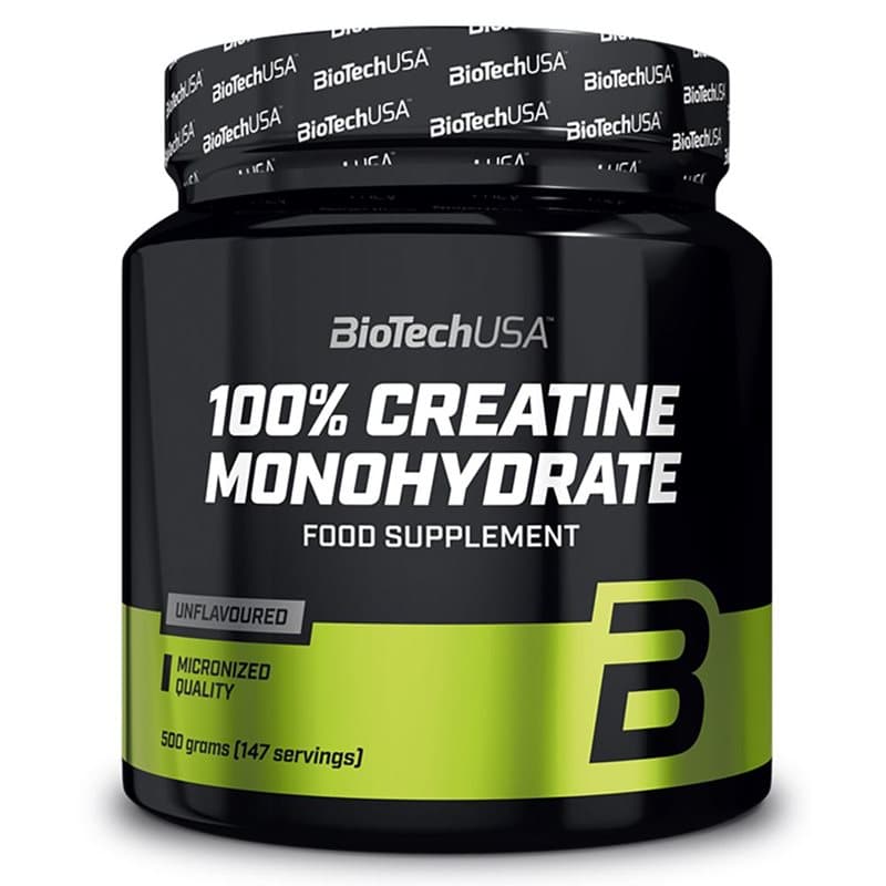 BioTechUSA 100% Kreatiinimonohydraatti, Kreatiini