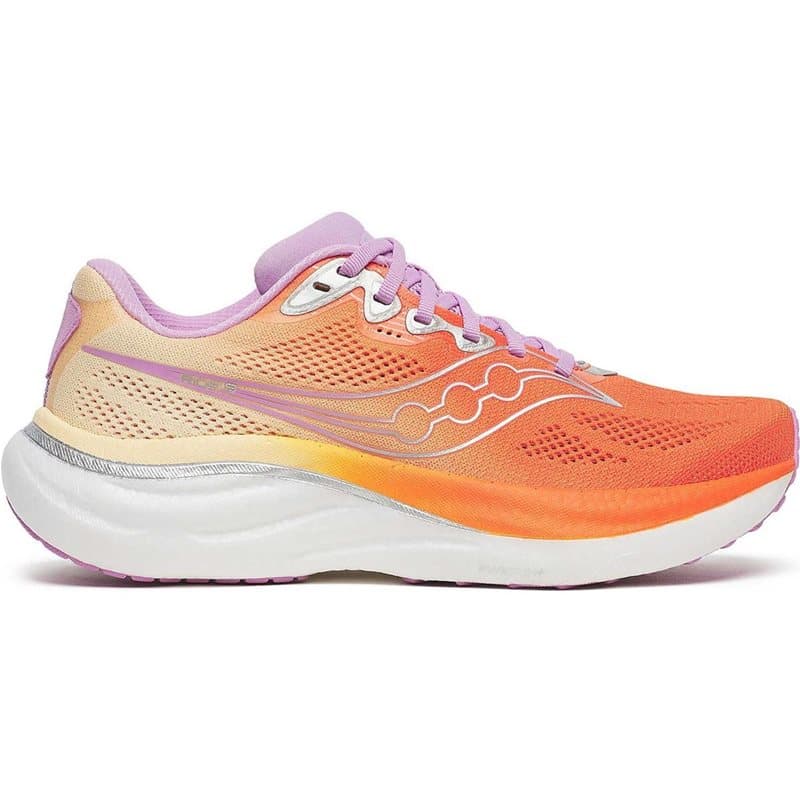 Saucony Ride 19 Dam Fire/Orchid