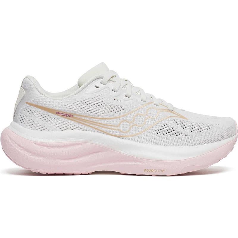 Saucony Ride 19 Dam White/Silk