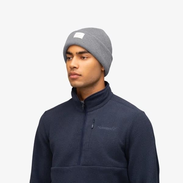 Norrøna /29 Heavy Cotton Beanie Grey Melange