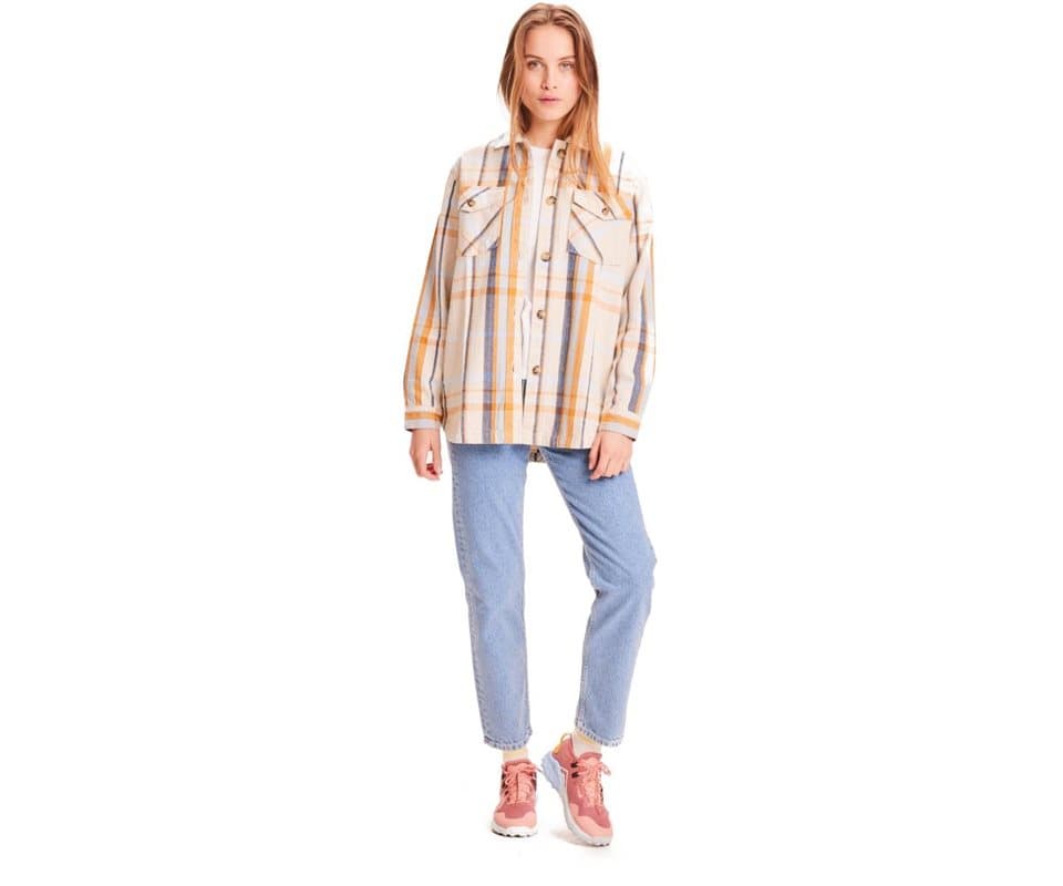 KnowledgeCotton Apparel Lillian Check Overshirt
