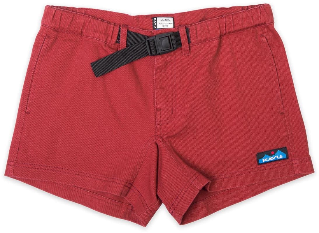 KAVU Patcho Shorts Red Rust