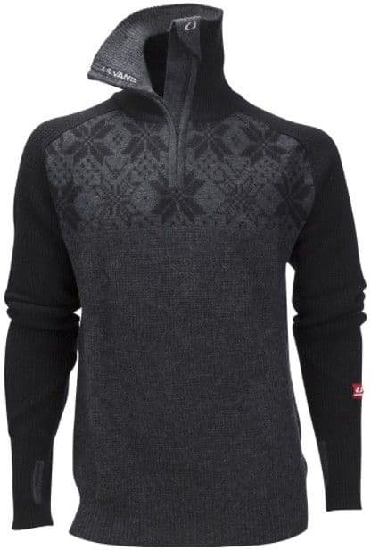 Ulvang Rav Kiby neulepaita, Black/Charcoal Melange/Grey Melange