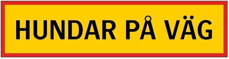 Targets Reflexbanderoll Hundar på väg