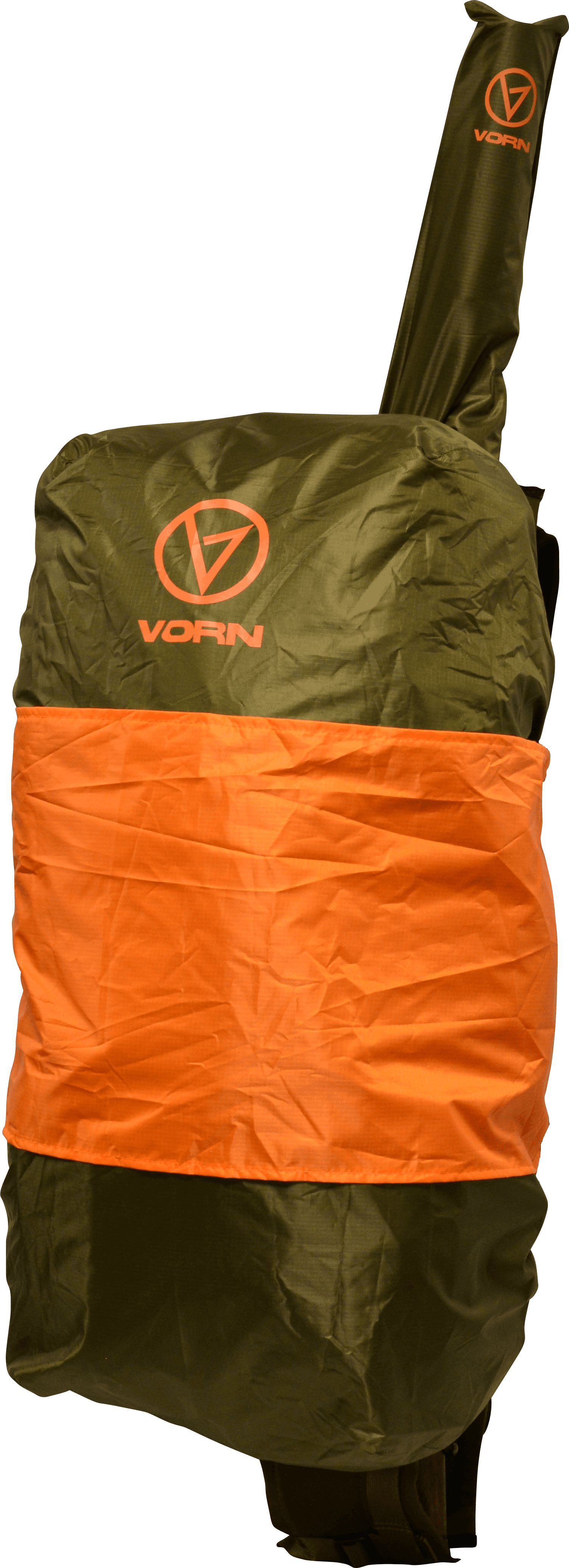 Vorn Equipment Vorn Rain Cover sadesuoja metsästys- ja aserepulle, Green/Blaze