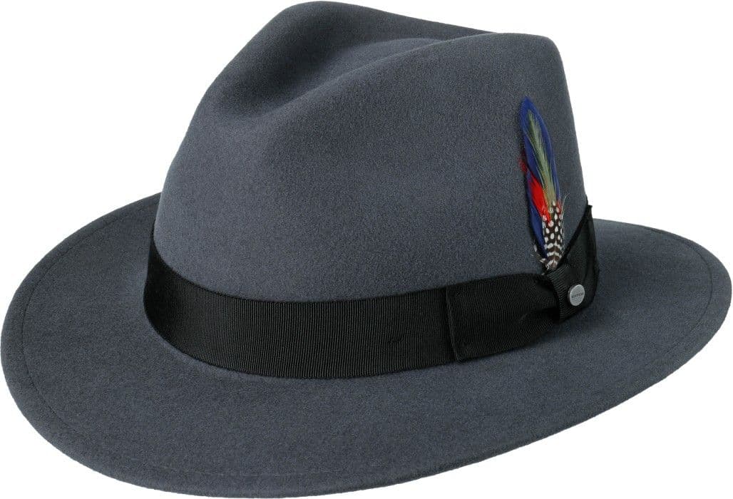Stetson Traveller Woolfelt villahuopahattu, harmaa