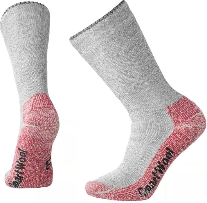 Smartwool Mountaineering X-Heavy Mid Calf Grey/Crimson