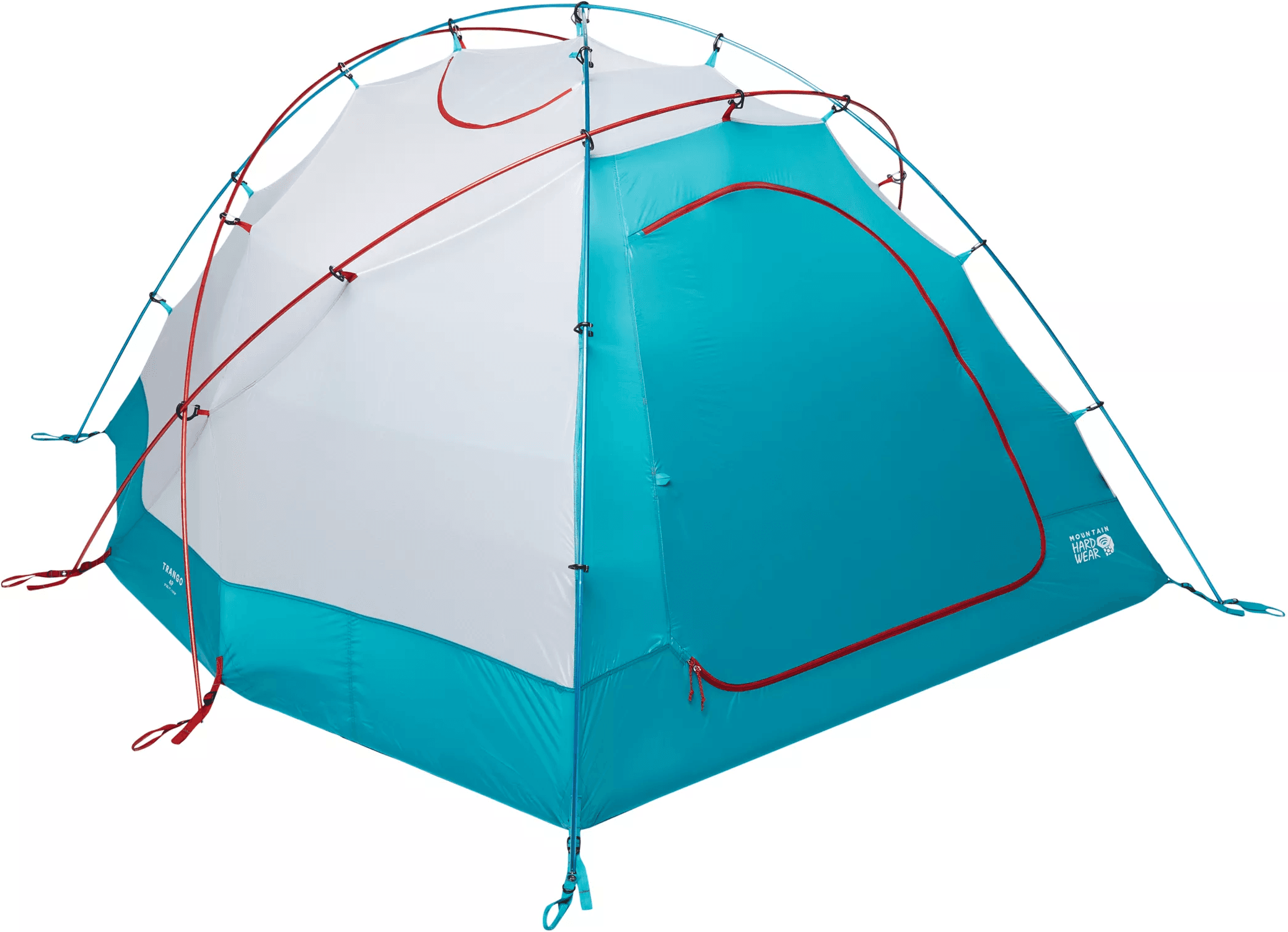Mountain Hardwear Trango 4 Tent neljän vuodenajan teltta, 4hlö, punainen/vaalea petrooli