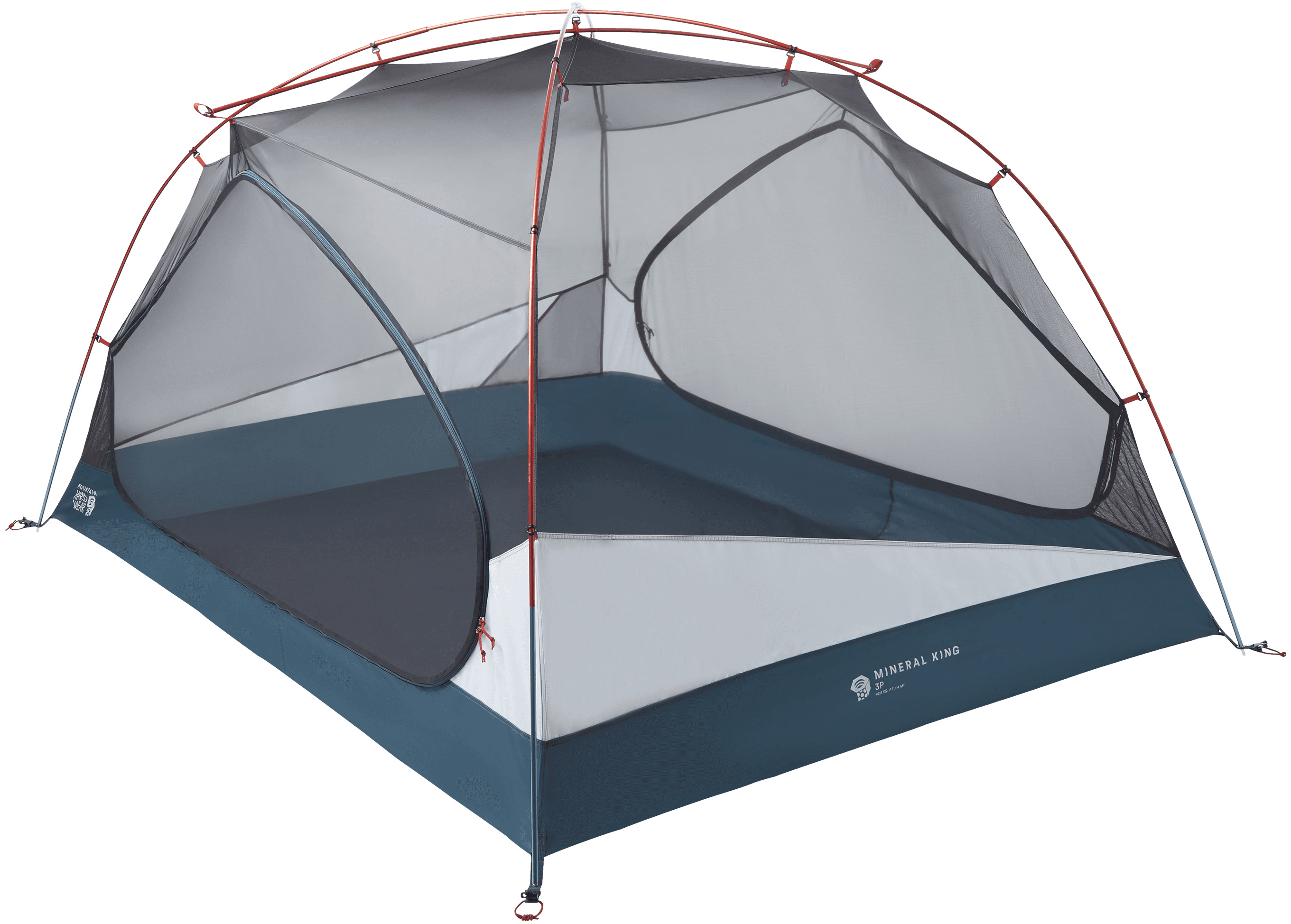 Mountain Hardwear Mineral King 3 Tent kolmen hengen kupoliteltta, harmaasininen