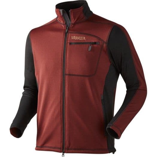 Härkila Vestmar Hybrid Fleece Jacket Syrah Red Melange