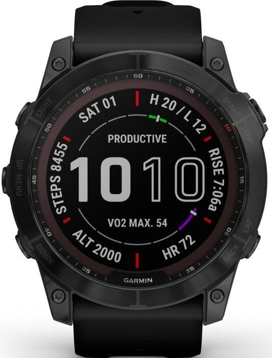 Garmin Fenix 7X Sapphire Solar Black Titanium