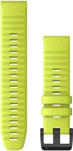 Garmin Fenix 6 QuickFit 22mm Watch Band Amp Yellow Silicone