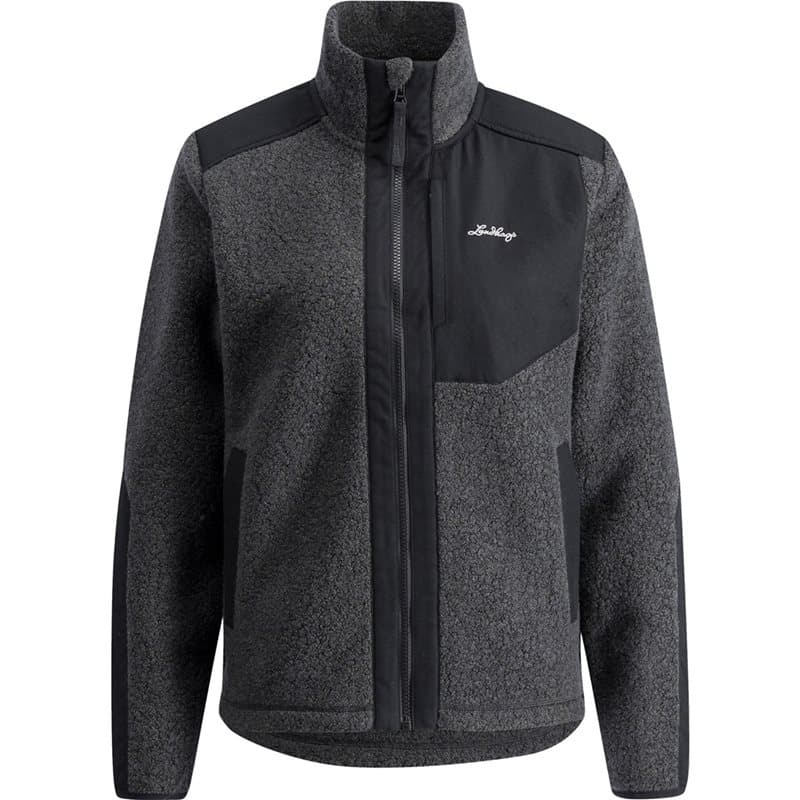 Lundhags Saruk Wool Pile MidFull Zip W Charcoal