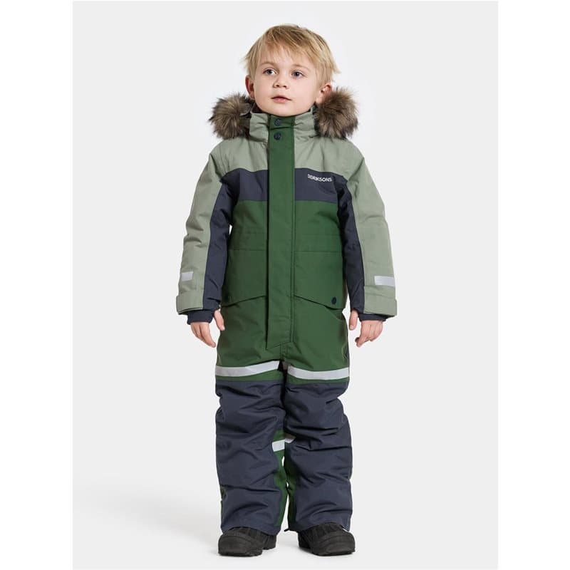Didriksons Bjärven Kids Cover 4 Light Moss