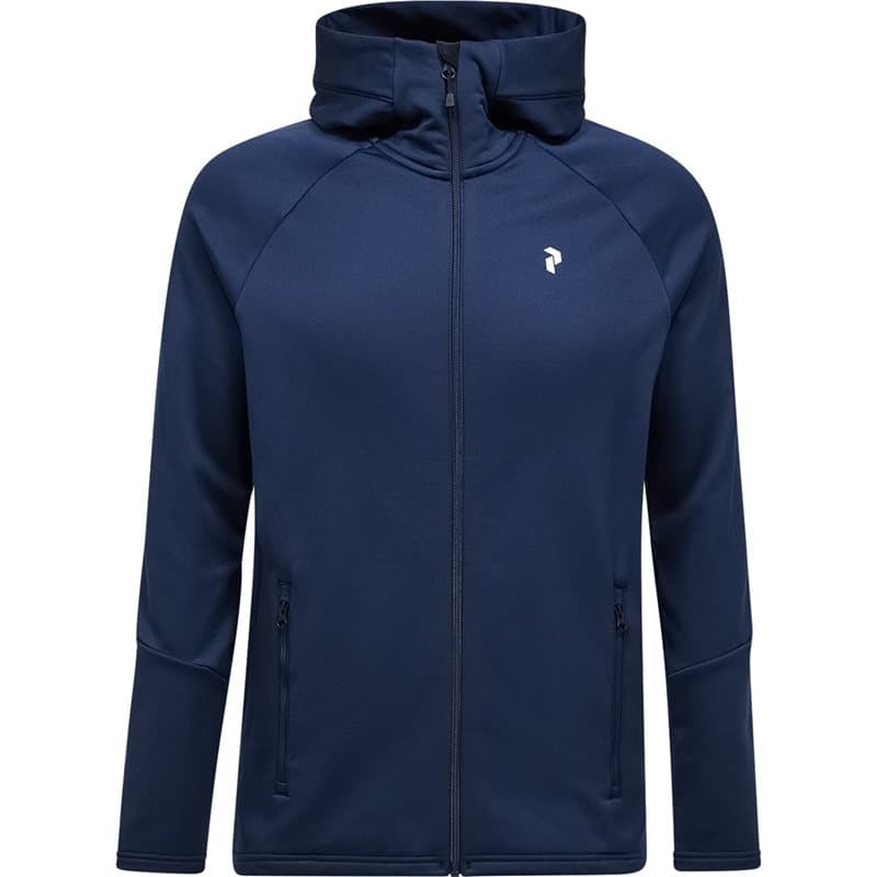 Peak Performance M Rider Essentials Zip Hood Blue Shadow/Blue Shadow