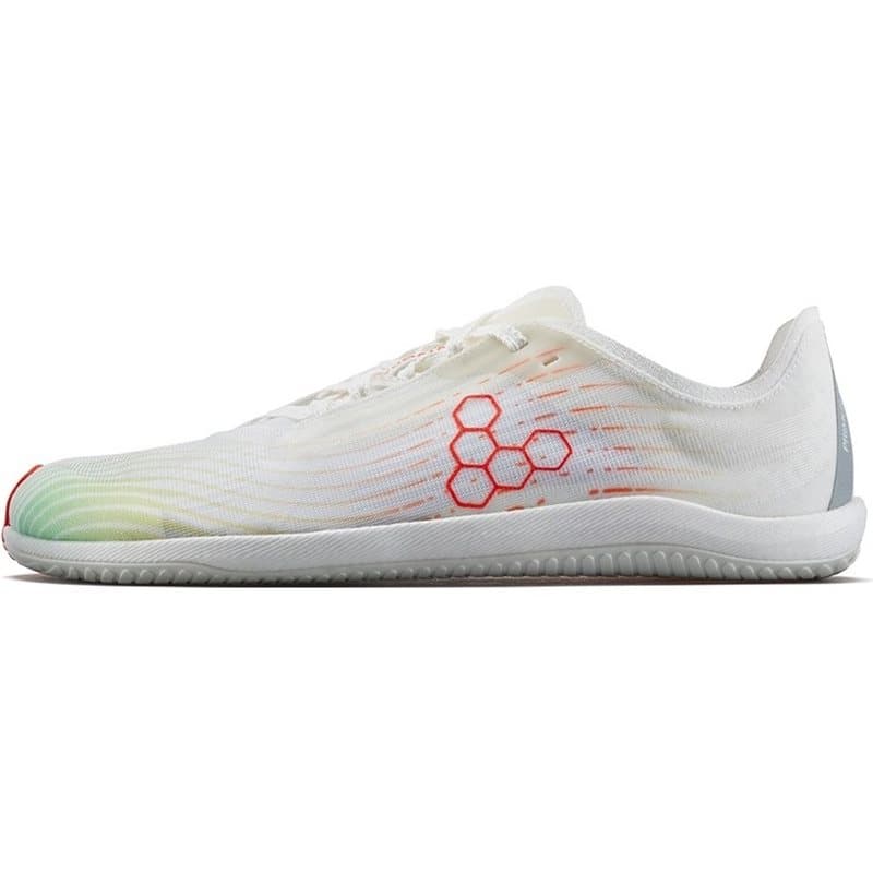 Vivobarefoot Primus Flow Bright White/Neon Orange