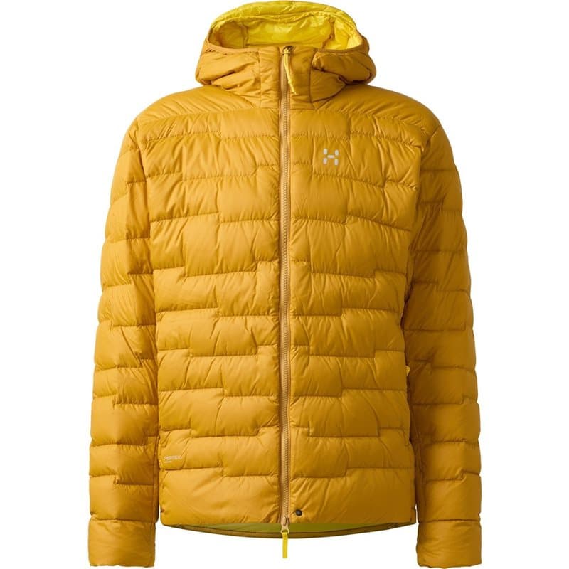 Haglöfs ROC Flash Down HoodMen Clay Yellow/Tech Yellow