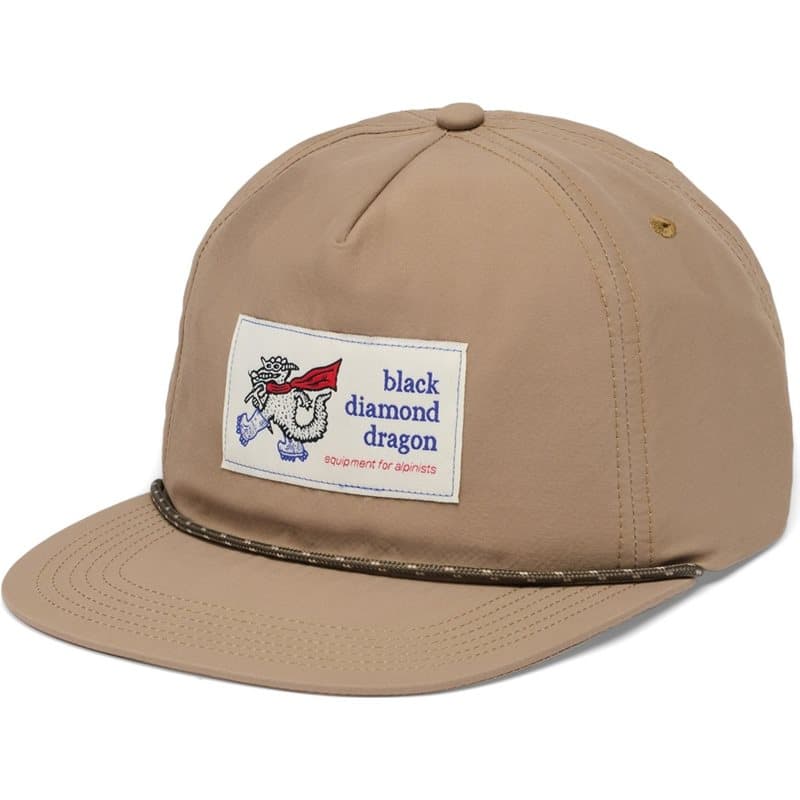 Black Diamond Synthetic Rope Hat Mushroom Dragon Patch