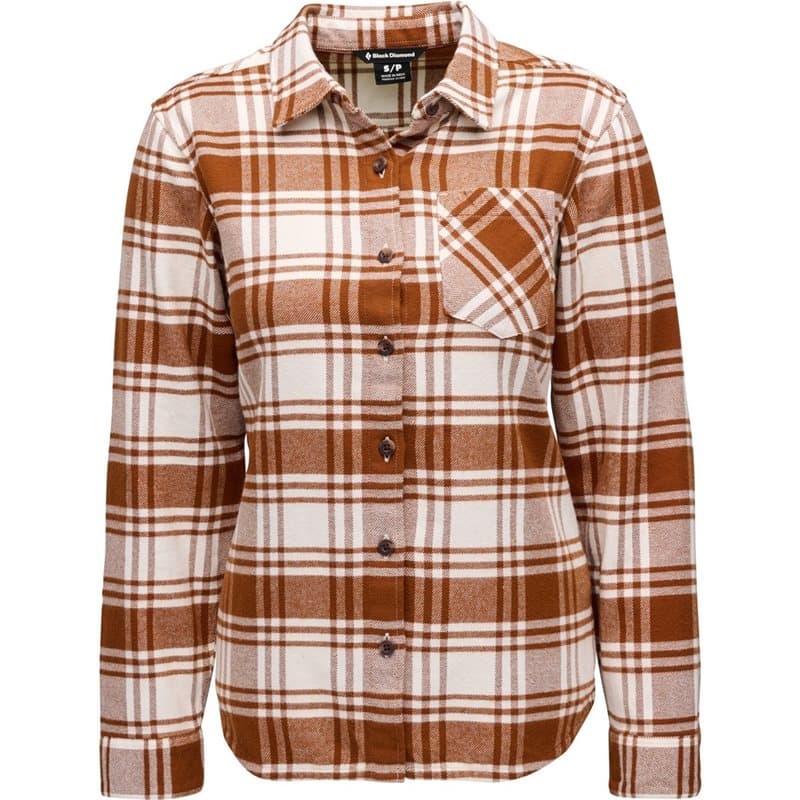 Black Diamond W Project Flannel Clay-Off White Plaid