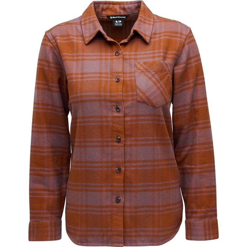 Black Diamond W Project Flannel Dark Mauve-Clay