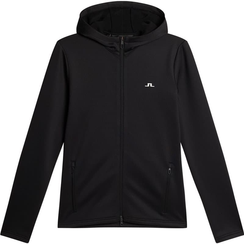 J.Lindeberg Aerialle Zip Hood Black