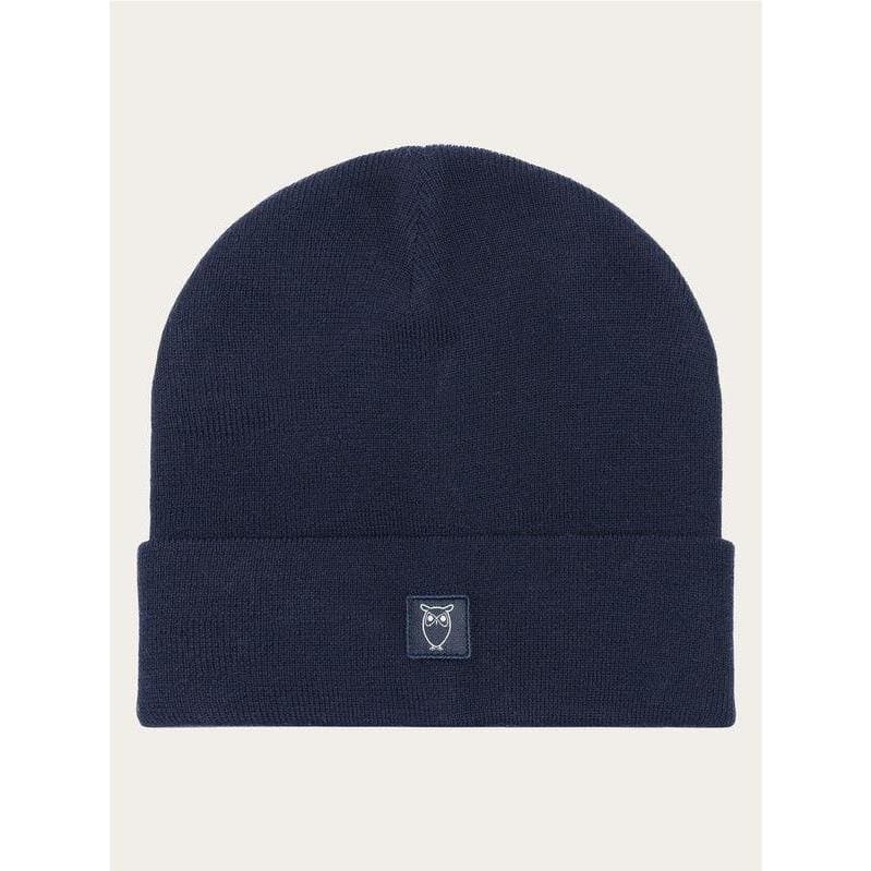 KnowledgeCotton Apparel Wool Beanie RWSanie Total Eclipse