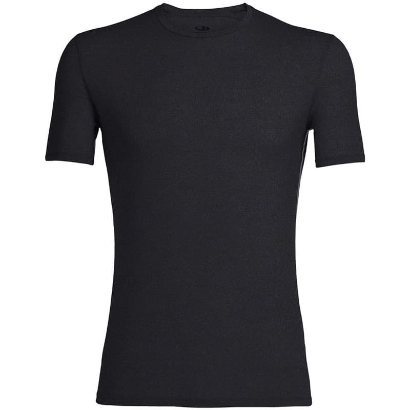 Icebreaker Anatomica SS Crew Top Black/Monsoon