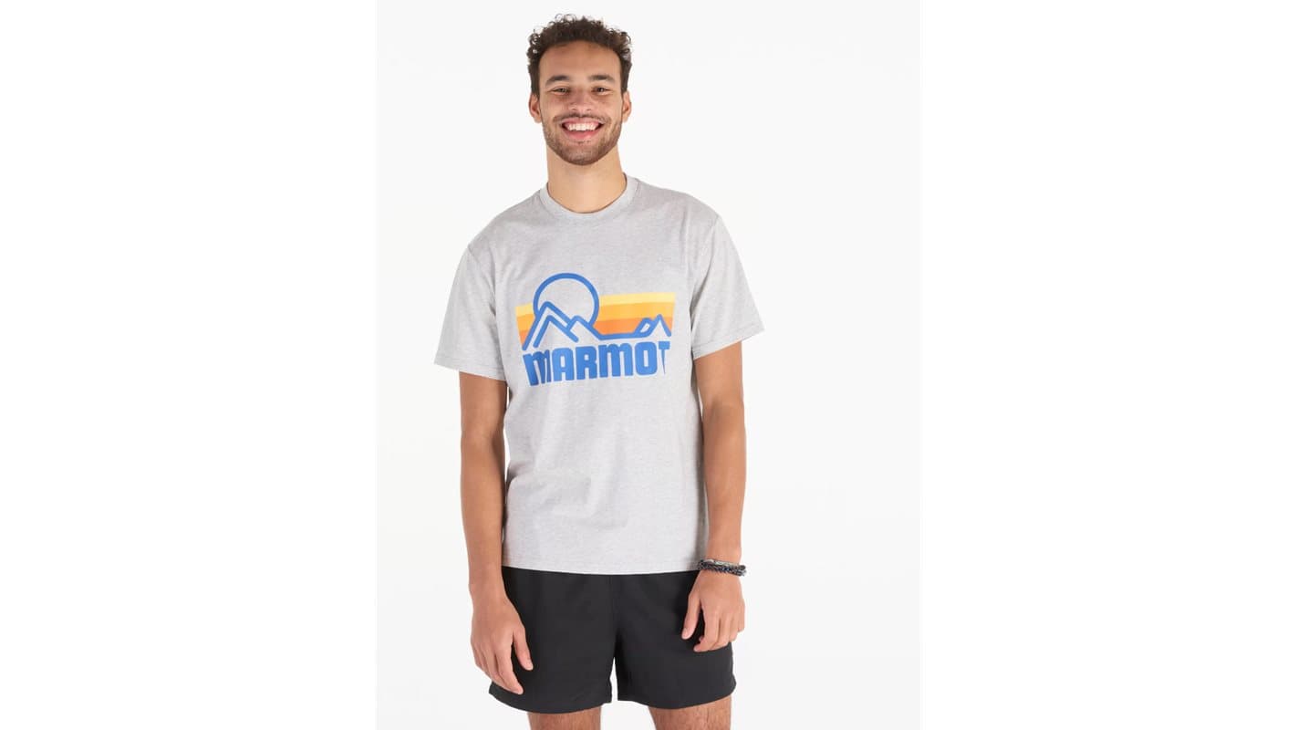 Marmot Coastal Tee SS Light Grey Heather
