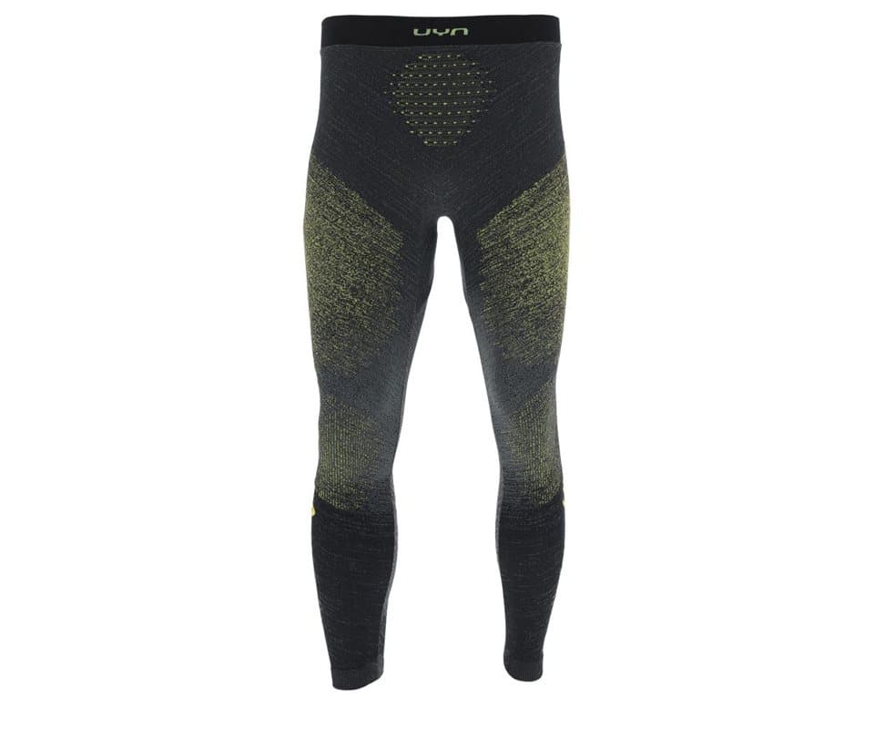 UYN Exceleration Long Tights Black/Yellow Fluo