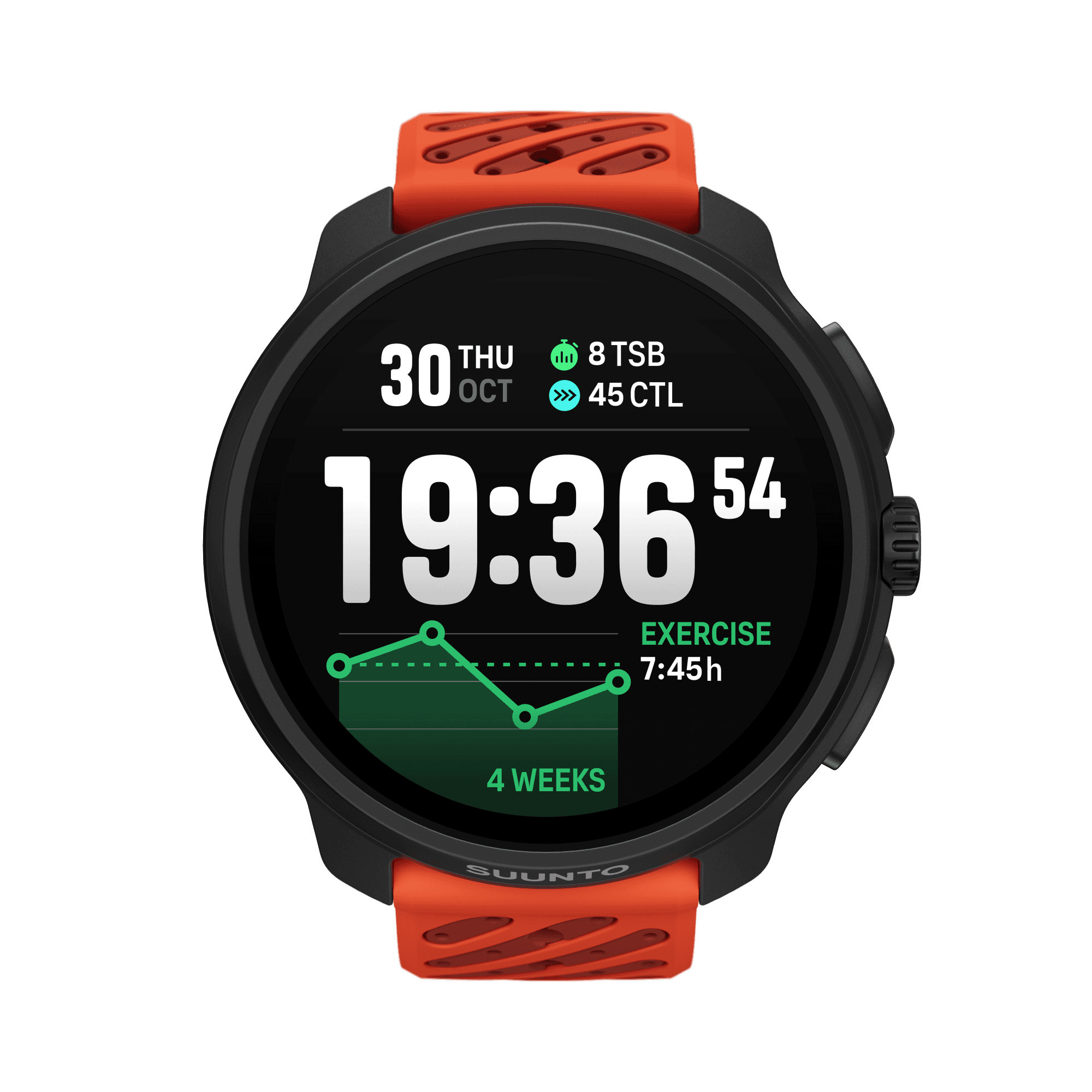 Suunto Race 2 Stainless Steel Coral Orange