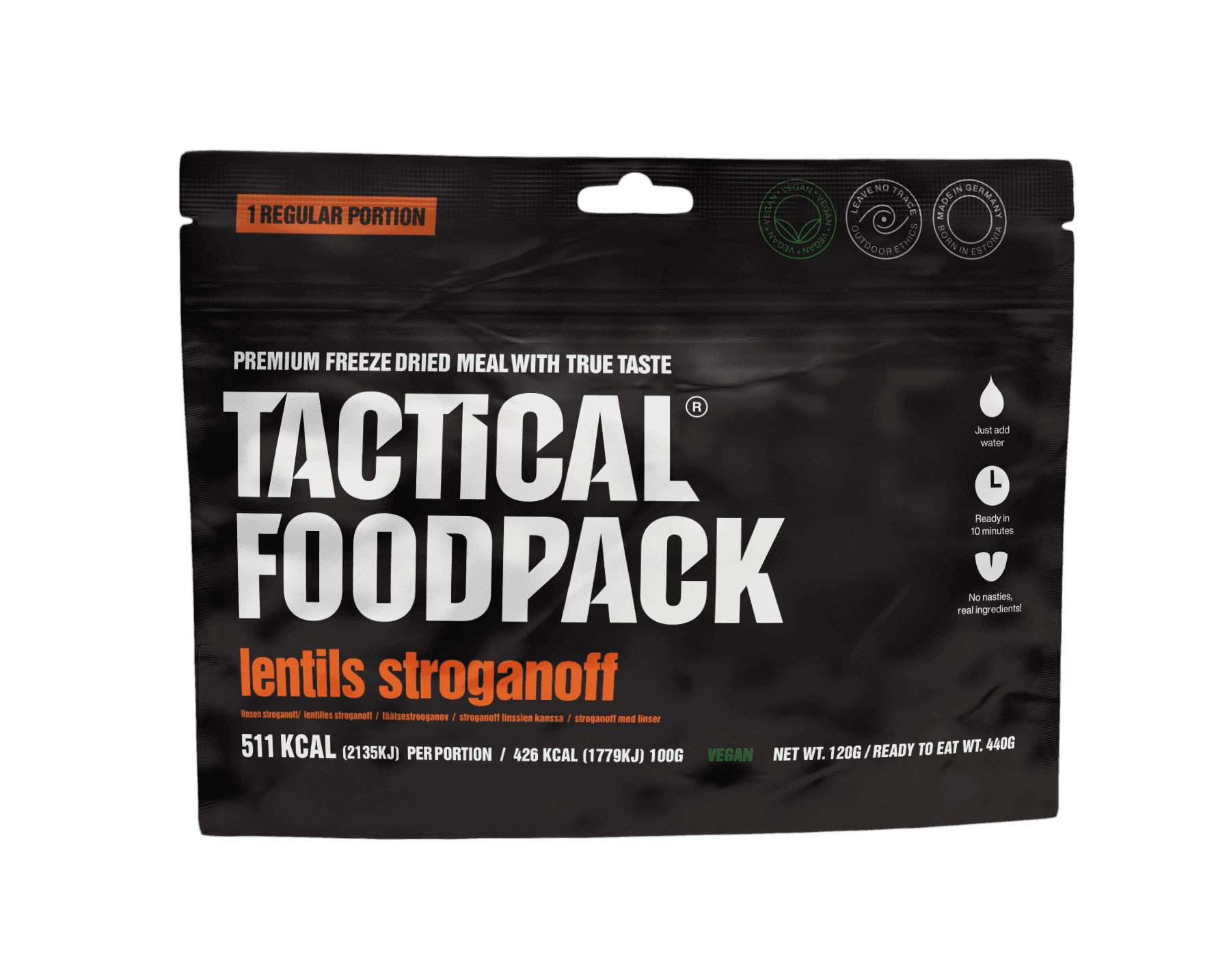 Tactical Foodpack Lentils Stroganoff 120g