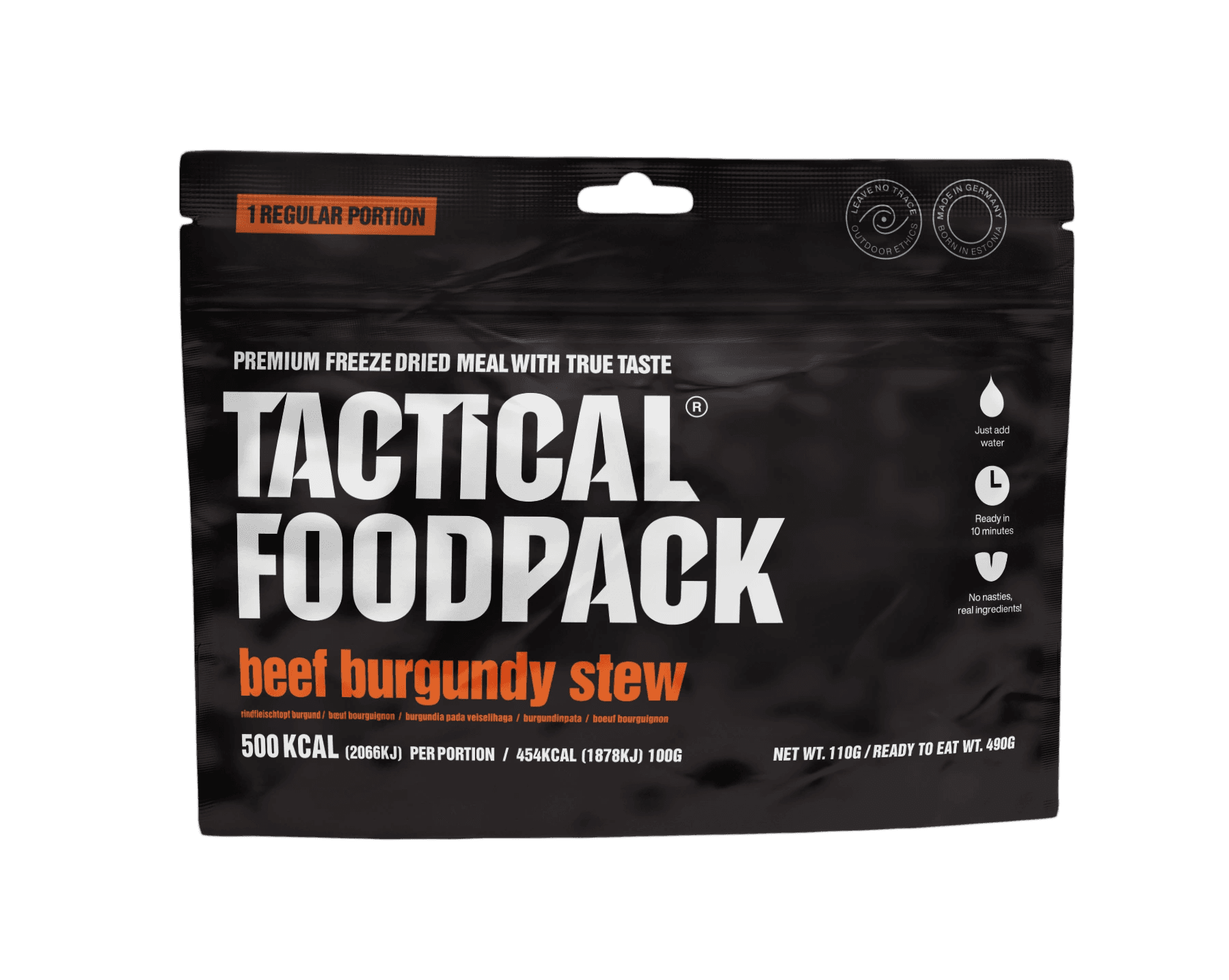 Tactical Foodpack Beef Burgundy Stew 110g