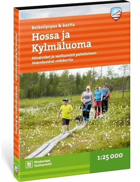 Calazo Hossa Retkeilyopas ja kartta