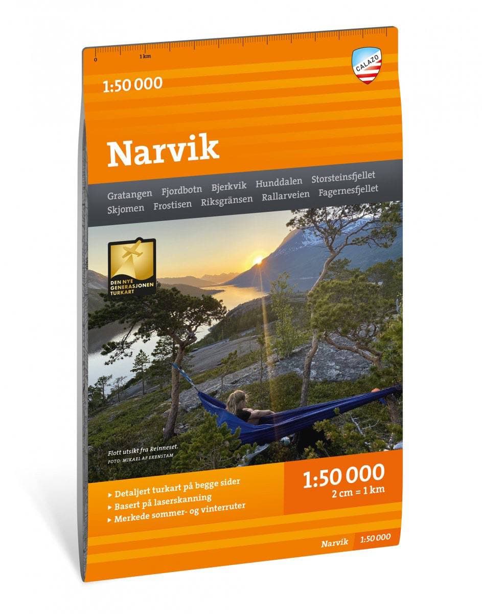 Calazo Narvik Tyvek 1:50000