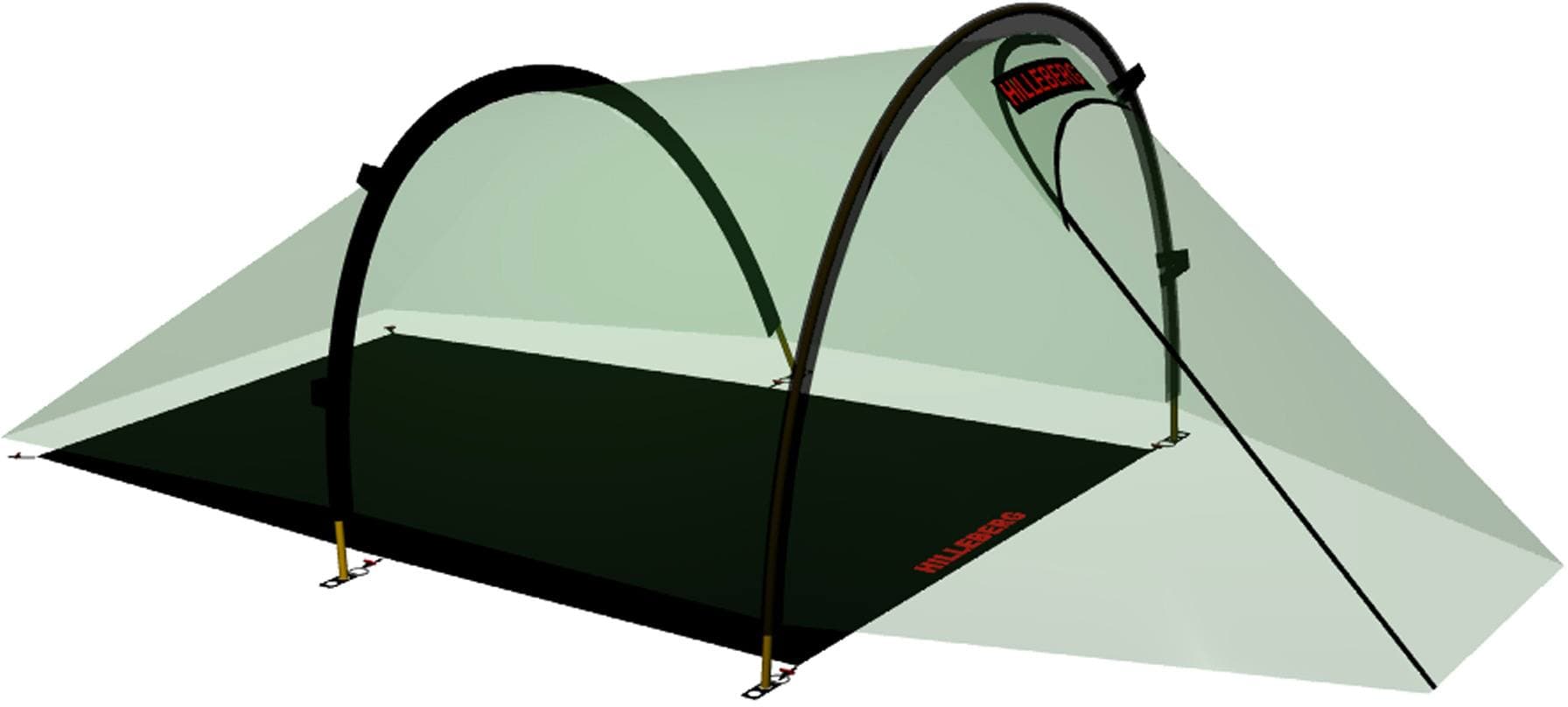 Hilleberg Anjan 3 ja 3 GT Footprint
