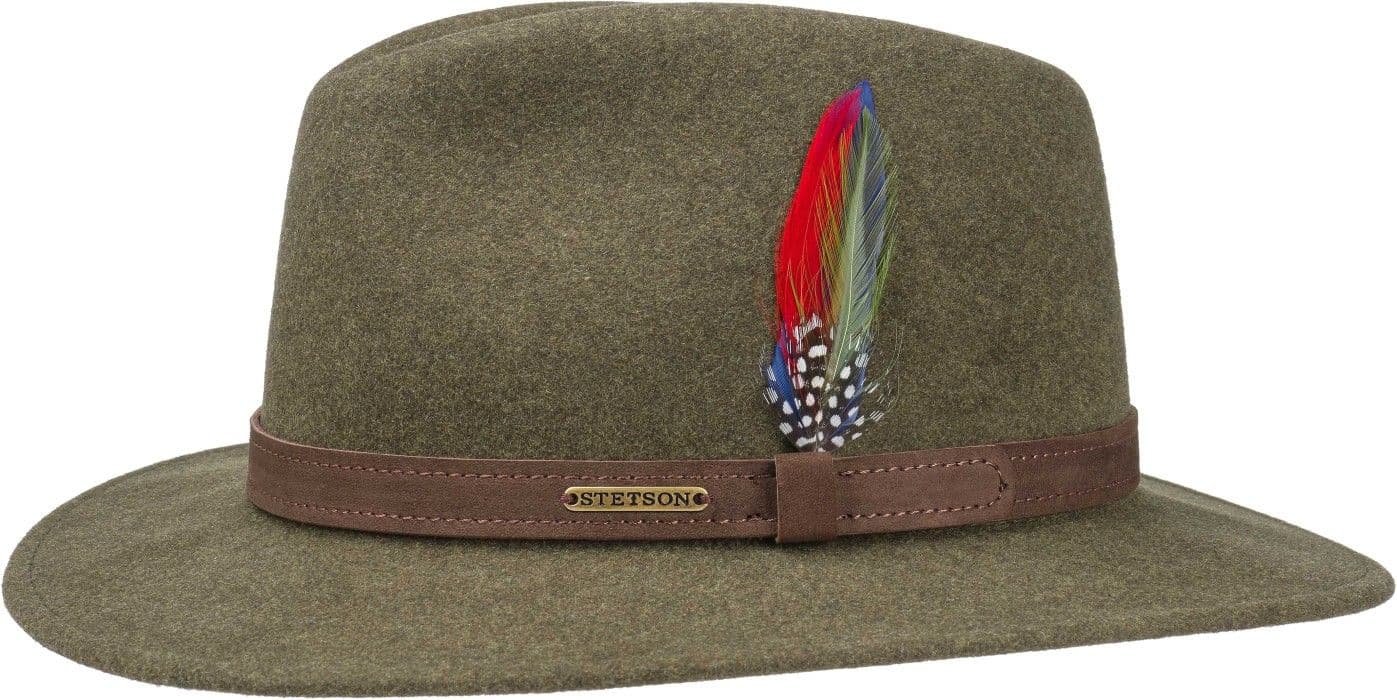 Stetson Traveller Woolfelt villahuopahattu, maastonvihreä
