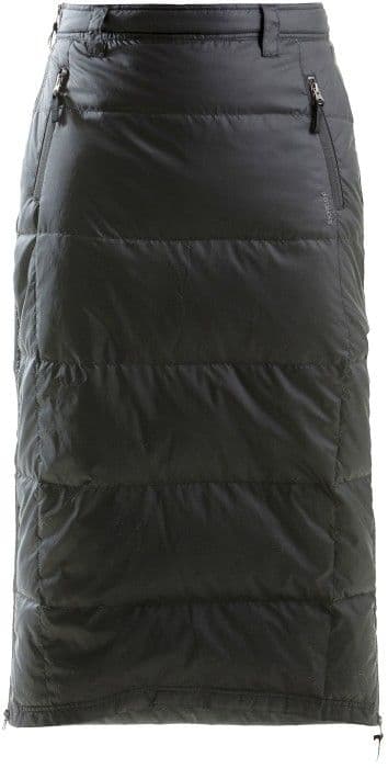 Skhoop Long Down Skirt toppahame, musta