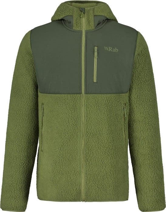 Rab Outpost retrotyylinen fleecetakki, vihreä