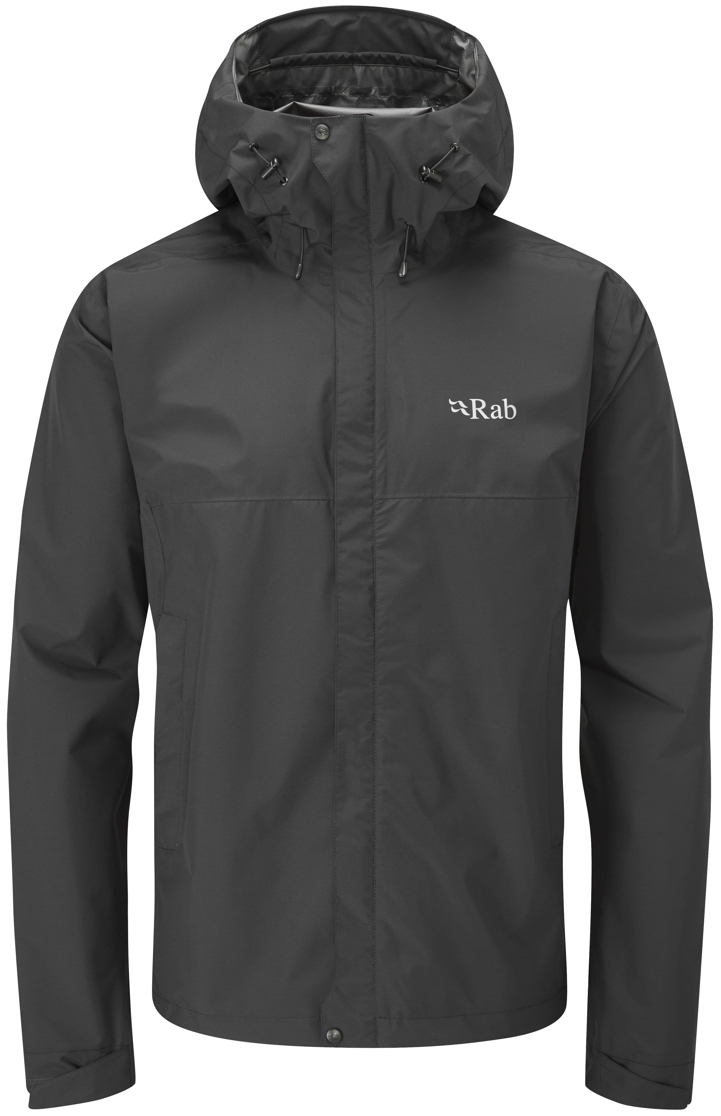 Rab Downpour Eco Jacket ulkoilutakki, musta