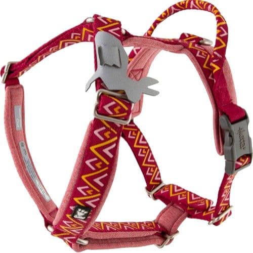 Hurtta Razzle-Dazzle Y-valjaat, 55-65 cm, Beetroot