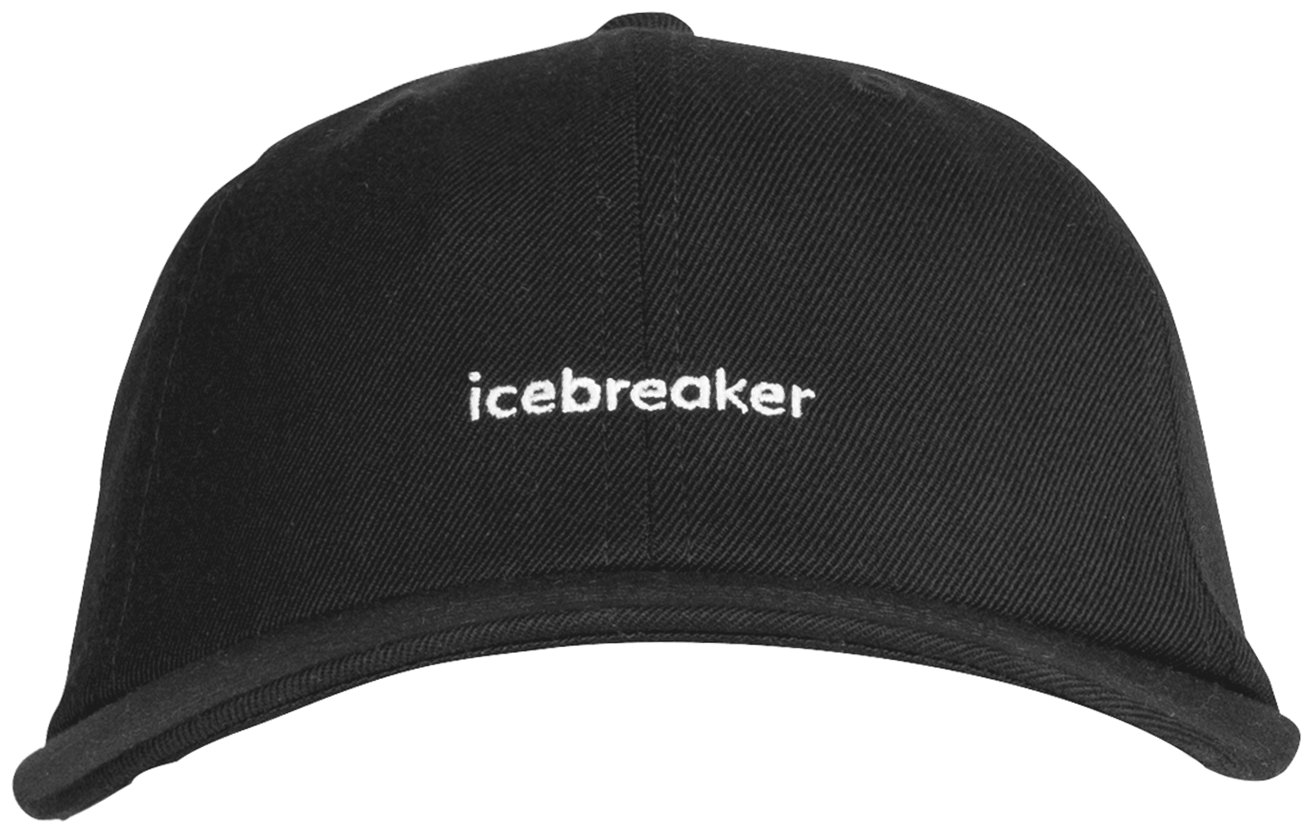 Icebreaker U 6 Panel Hat lippalakki, unisex, musta
